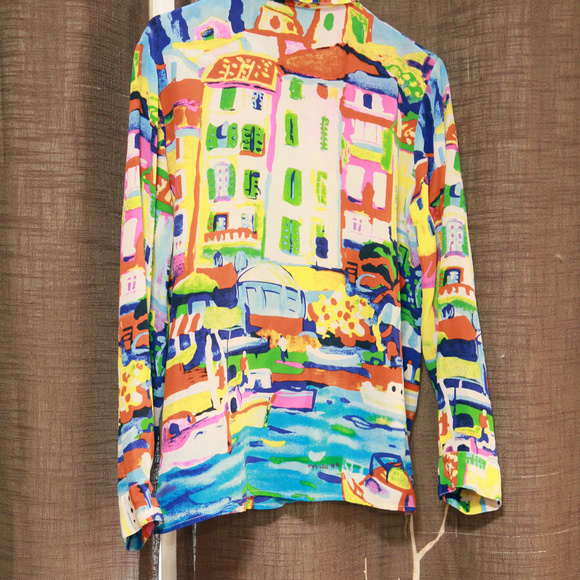 SOLD Super Fun Michael Leu blouse - Picture 6 of 6